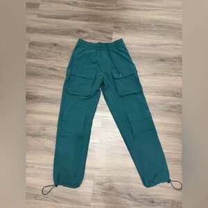 ALO Yoga Teal Cargo Joggers